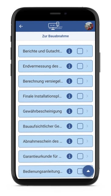Bauassistent_Screenshot_Checkliste_Bauabnahme
